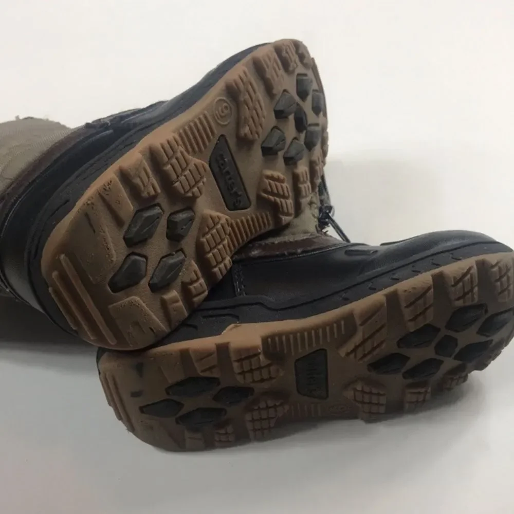 Carter's Kids' Black and Brown Winter Boots